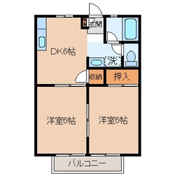 サンハイツ南宮の物件間取画像